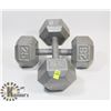 Image 1 : TWO 25LB DUMBBELLS