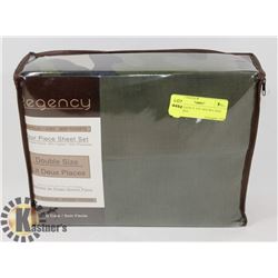 NEW REGENCY 4 PC DOUBLE SIZE SHEET SIZE