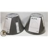 Image 1 : TWO GREY LAMPSHADES NEW