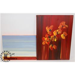 TWO UNFRAMED ORIGINAL ART PIECES