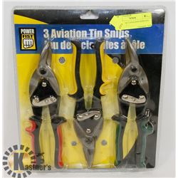 NEW SET OF 3 AVIATION SNIPS/TIN SNIPS