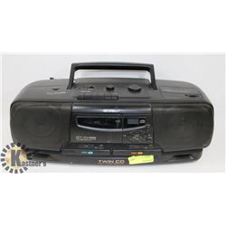 SHARP STEREO RADIO CASSETTE RECORDER WITH
