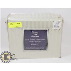 MONACO 260 THREAD COUNT KING SHEET SET