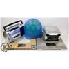 Image 1 : ESTATE BOX OF CLOCK RADIOS, BATHROOM SCALES AND