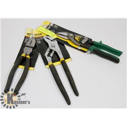 NEW STANLEY LINESMAN PLIERS, AVIATION SNIPS &