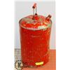Image 1 : VINTAGE 10 GALLON GAS CAN.