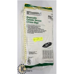 3 PACKS OF KENMORE VACUUM BAGS FOR #50403.