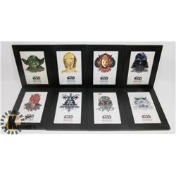 SET OF 8 STAR WARS IDENTITIES COLLECTIBLES