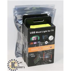 LOT OF 4 NEW TV/GAMING MONITOR  LED LIGHT KITS