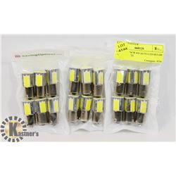 LOT OF 18 NEW RV/AUTO LED BULBS - COOL WHITE