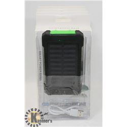 LOT OF 4 NEW SOLAR CHARGER BANKS - WATER RESISTANT