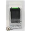 Image 1 : LOT OF 4 NEW SOLAR CHARGER BANKS - WATER RESISTANT
