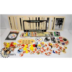 FLAT OF SPORTS COLLECTIBLES INCLUDING