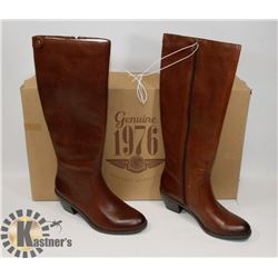 NEW GENUINE 1976 GENUINE LEATHER BOOTS SZ 7.5