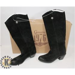 NEW GENUINE 1976 GENUINE LEATHER BOOTS SZ 7.5