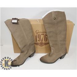 NEW GENUINE 1976 GENUINE LEATHER BOOTS SZ 8