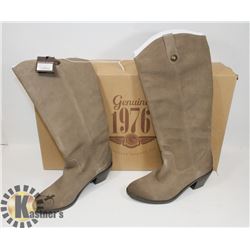 NEW GENUINE 1976 GENUINE LEATHER BOOTS SZ 7.5