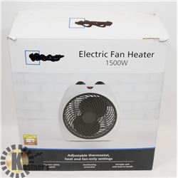 1500WATT ELECTRIC FAN HEATER ADJUST. THERMOSTAT