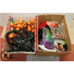 2 BOXES OF ASSORTED HALLOWEEN ITEMS