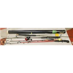 ESTATE BUNDLE OF FISHING RODS