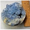 Image 1 : 5)  BLUE QUARTZ GEODE CRYSTAL SPECIMEN