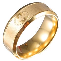 22) GOLD TONE BRUSHED STAINLESS STEEL