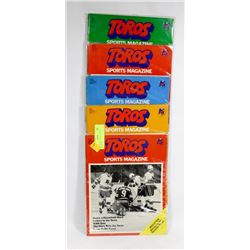 15 TORONTO TOROS WHA 1970'S PROGRAMS