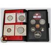 Image 1 : LOT OF ASSORTED CANADA COINS, 1983 COINS SET-