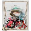 Image 1 : BOX  OF COSTUME JEWELLERY