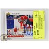 Image 1 : AUTOGRAPHED CHRIS CHELIOS HOCKEY CARD UPPER DECK