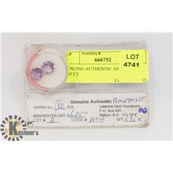 GENUINE AUTHENTIC AMETHYST 6.95 CT