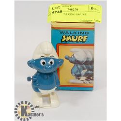 VINTAGE WALKING SMURF.