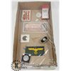 Image 1 : FLAT OF ASSORTED JEWELLERY, CURRENCY AND