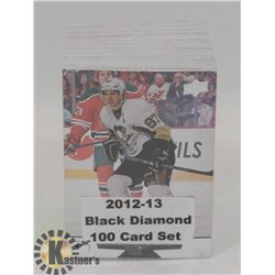 2012-13 BLACK DIAMOND 100 CARD SET HOCKEY
