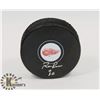 Image 1 : RON LOW SIGNED DETROIT RED WINGS PUCK