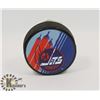Image 1 : TEAMU SELANNE SIGNED WINNIPEG JETS PUCK