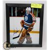 Image 1 : RON LOW EDMONTON OILERS FRAMED 8X10 PHOTO