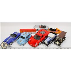 FLAT OF DIE CAST VEHICLES