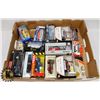 Image 1 : LARGE FLAT OF DIE CAST CARS IN ORIGINAL PACKAGING