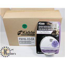 CASE OF 6 NEW KIDDE CARBON MONOXIDE/SMOKE ALARMS