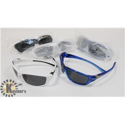 BOX WITH 5 PAIRS OF NEW DUBERY SUNGLASSES
