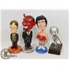 Image 1 : BOX W/4 BOBBLE HEADS INCL. ROCKY -