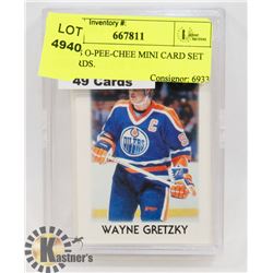 1987-88 O-PEE-CHEE MINI CARD SET 49 CARDS.