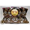 Image 1 : LOT OF 12 EMOJI HALLOWEEN MASKS