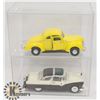 Image 1 : LOT OF TWO DIE CAST CARS IN DISPLAYS
