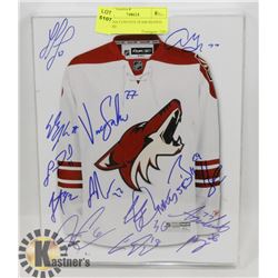 ARIZONA COYOTES TEAM SIGNED PICTURE