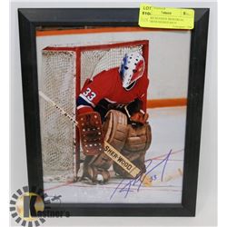 RICHARD SEVINEY MONTREAL CANADIENS SIGNED 8X10