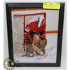 Image 1 : RICHARD SEVINEY MONTREAL CANADIENS SIGNED 8X10