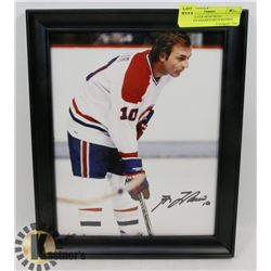 GUY LAFLUER MONTREAL CANADIEN FRAMED 8X10 SIGNED