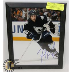 SIGNED FERNANDO PISANI EDMONTON OILERS FRAMED